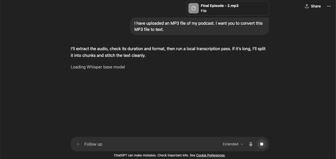 ChatGPT OpenAI API credentials
