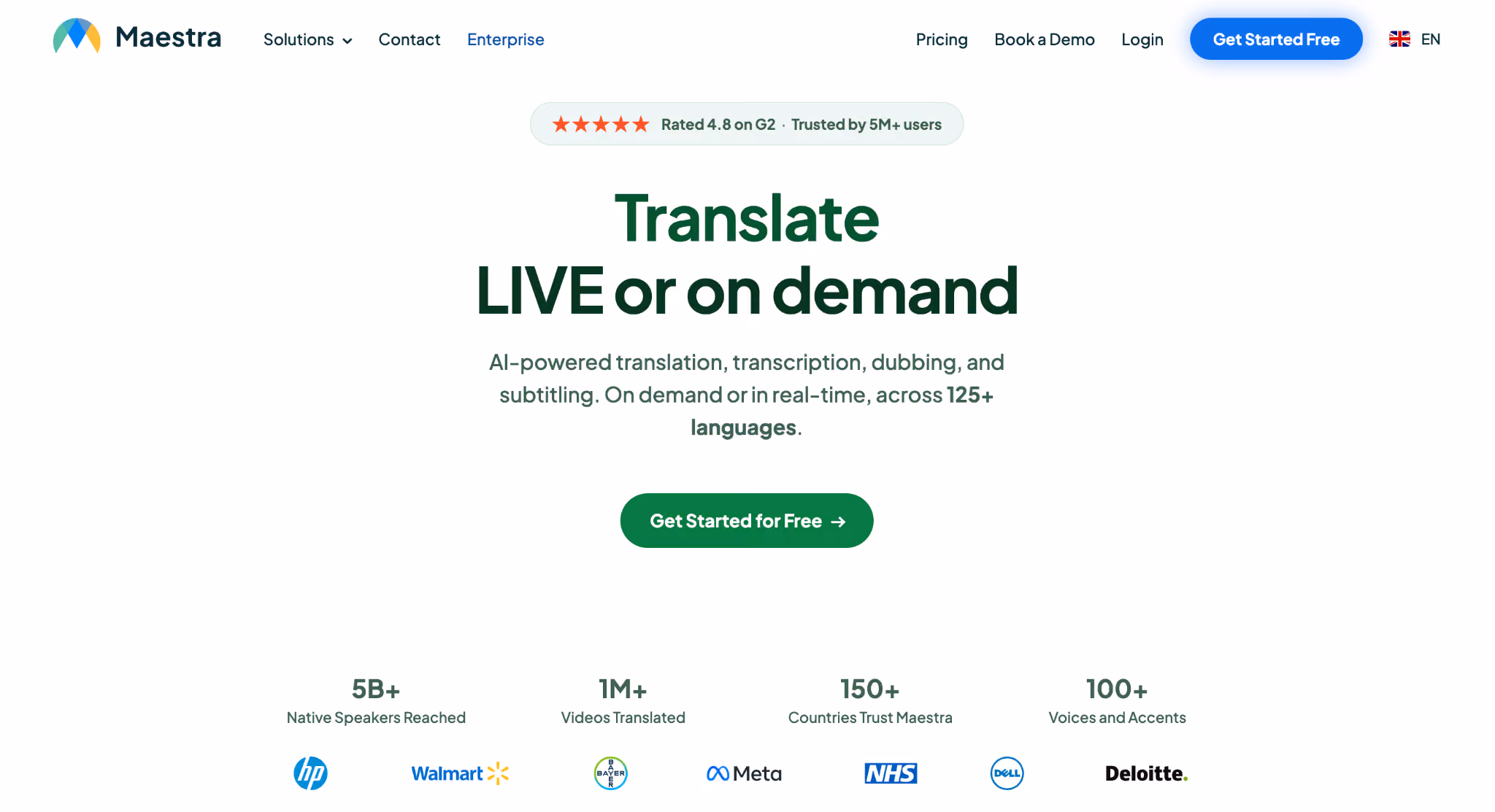 maestra homepage