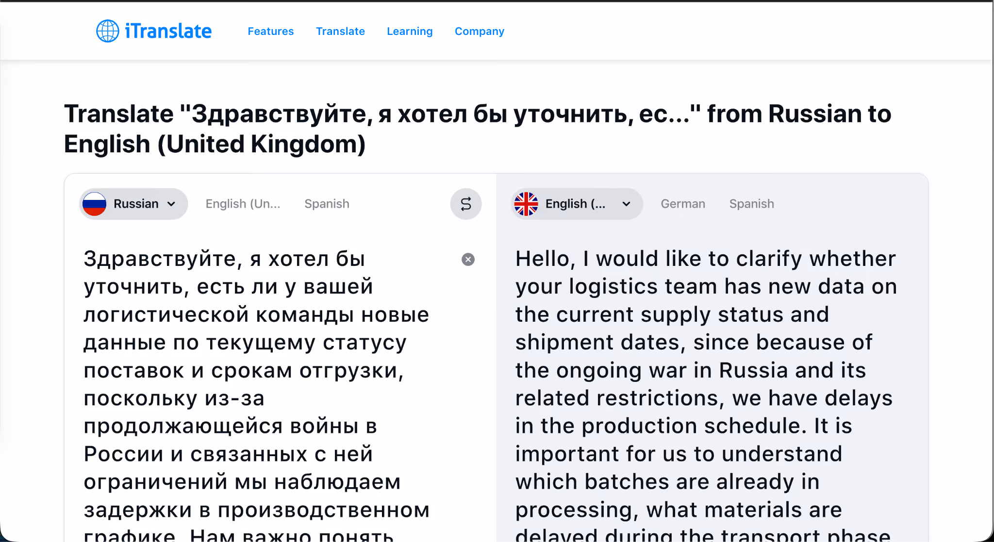 itranslate russian to english translation