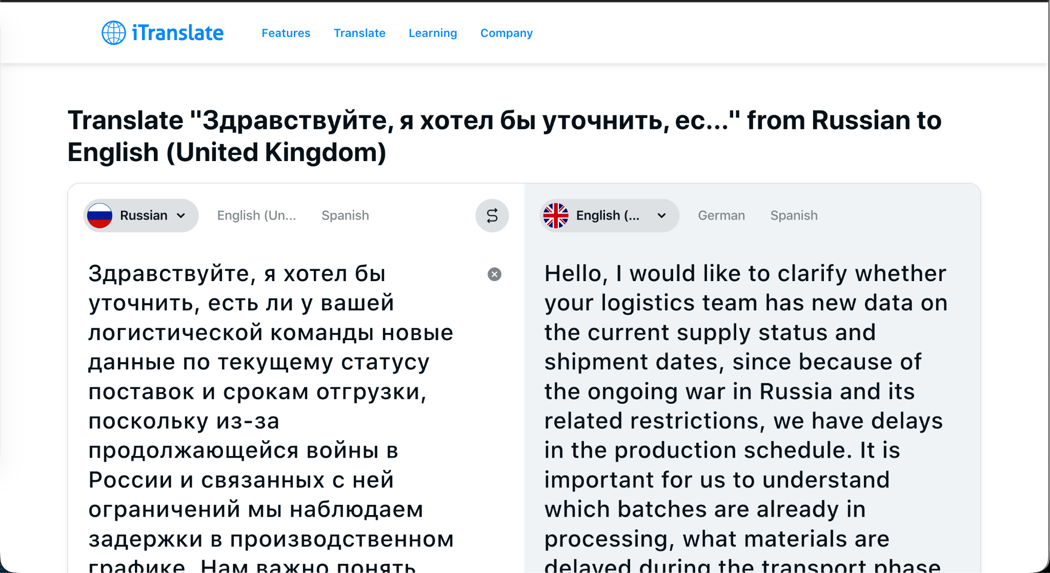 itranslate russian to english translation