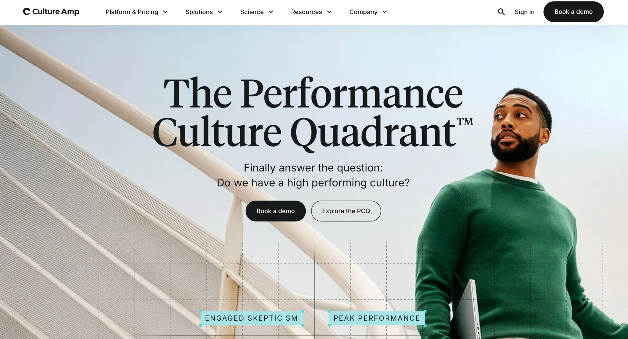 culture amp homepage