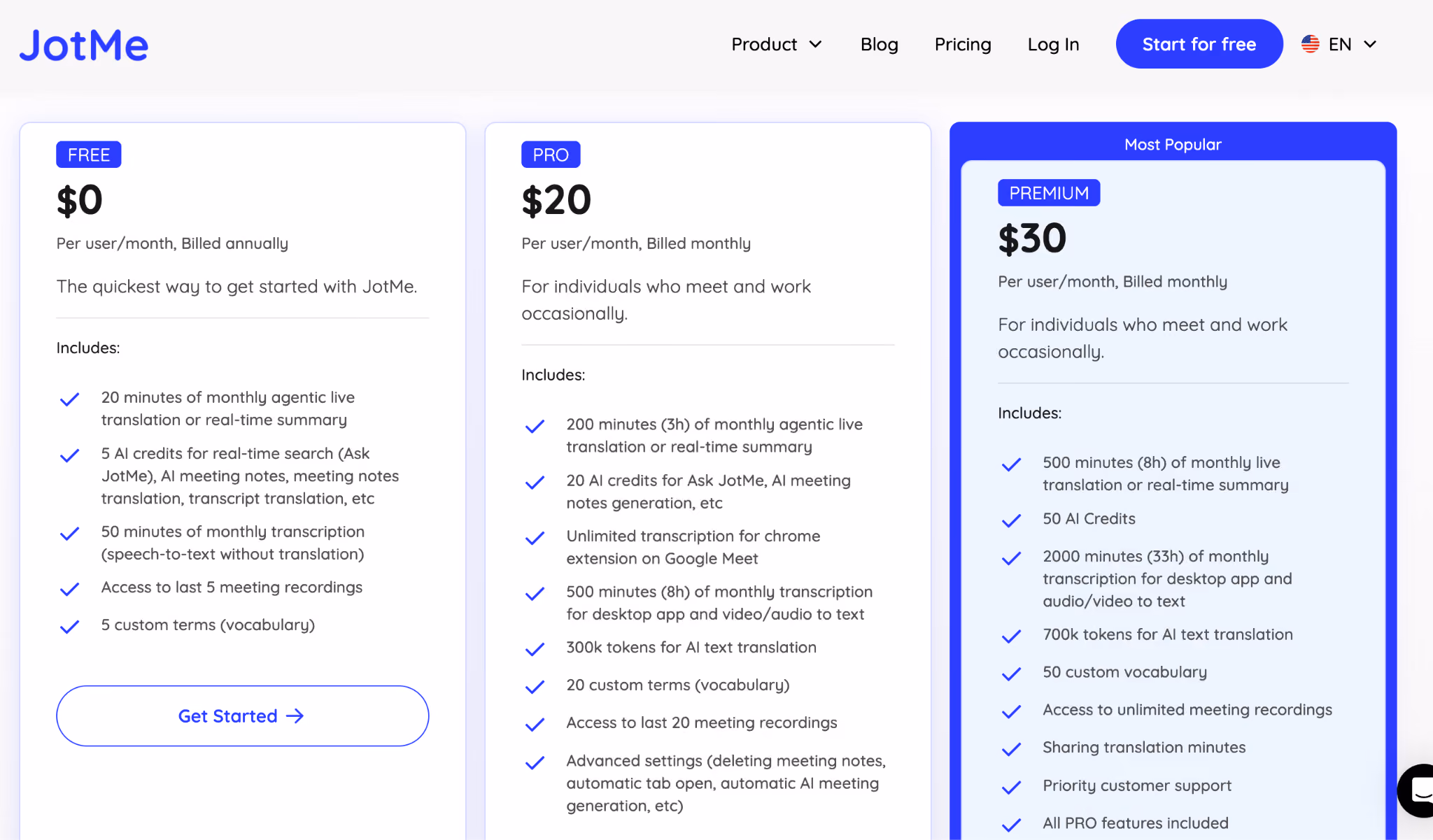 jotme pricing