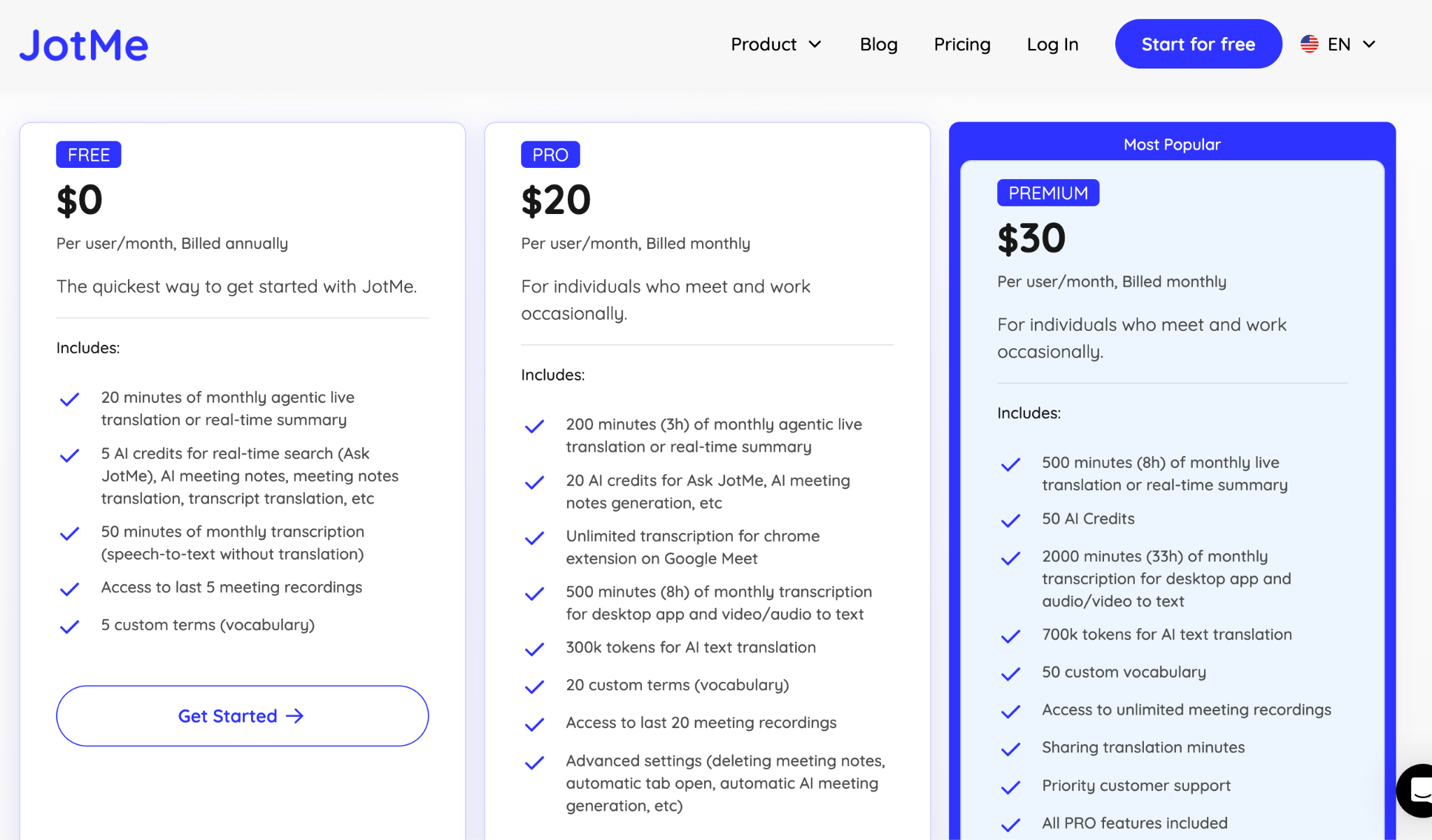 jotme pricing