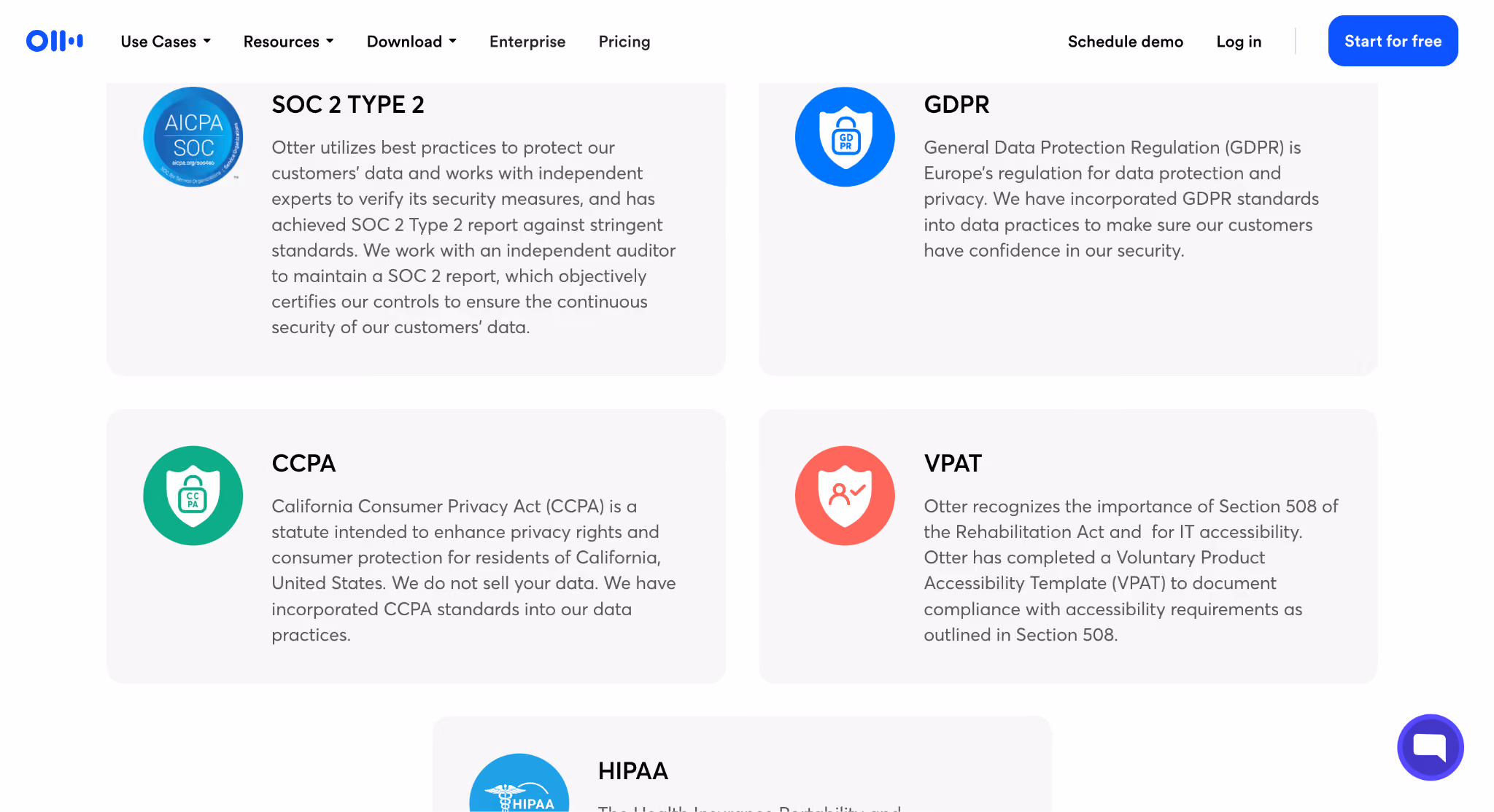 otter ai security compliance