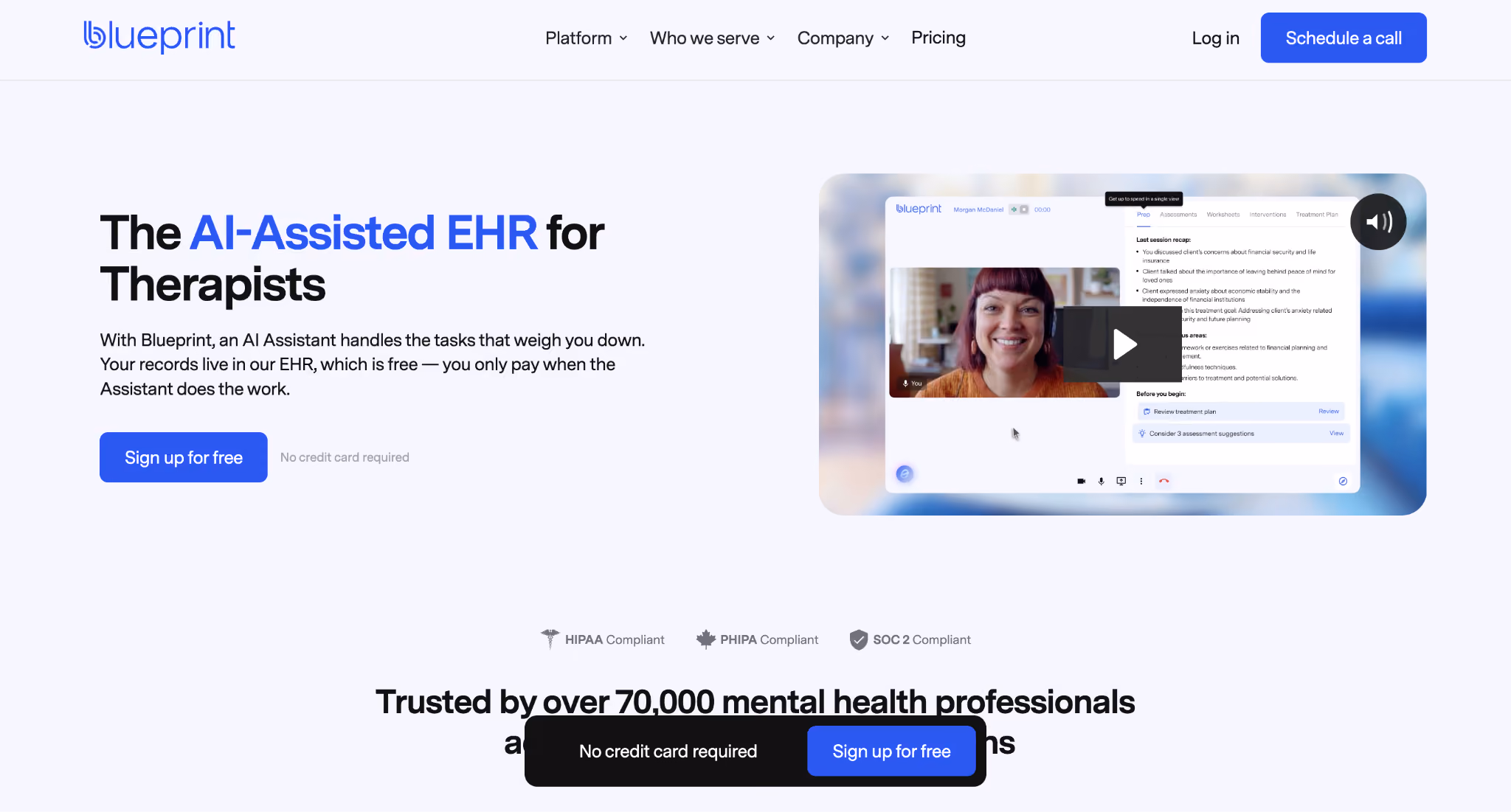 blueprint homepage