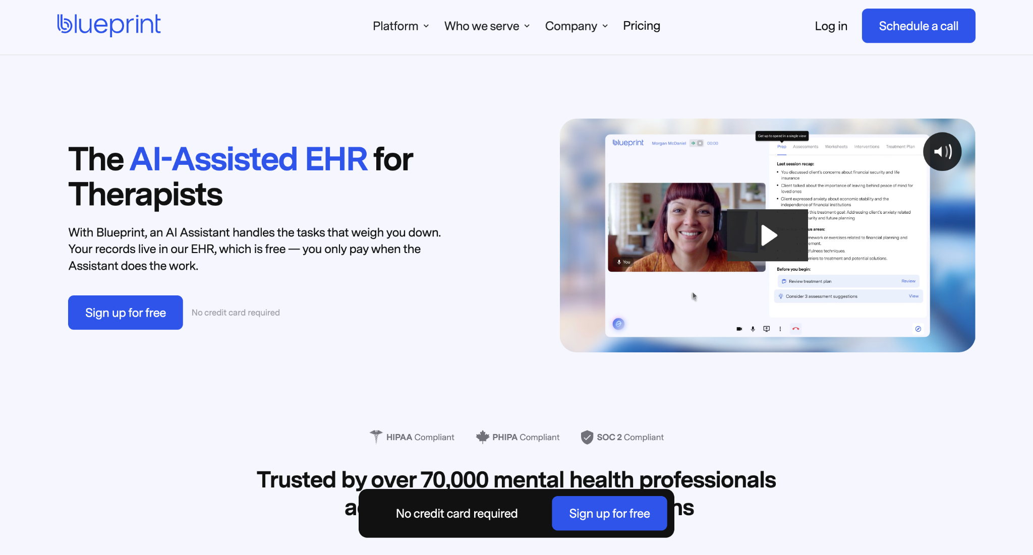 blueprint homepage