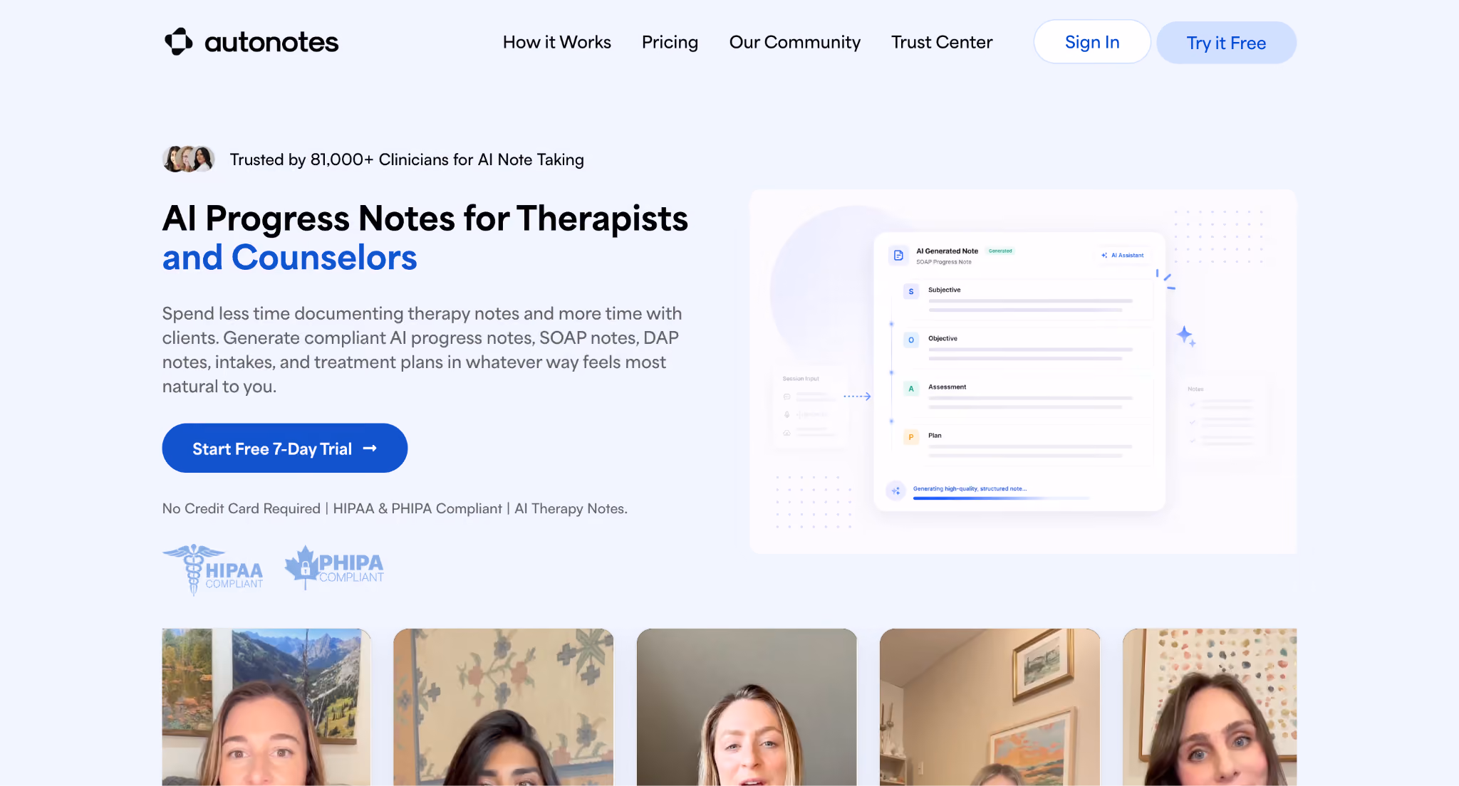 autonotes homepage