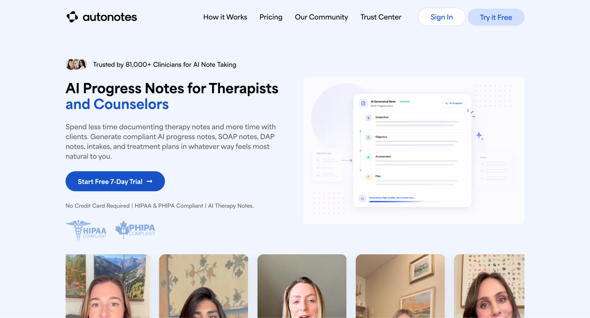 autonotes homepage