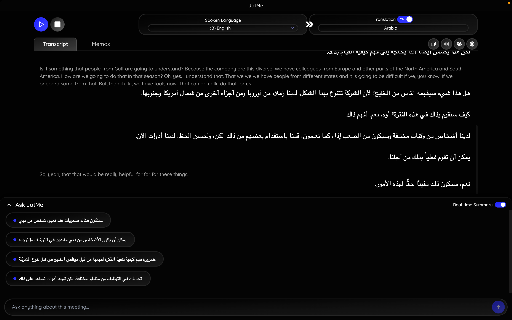 jotme live english to arabic translation
