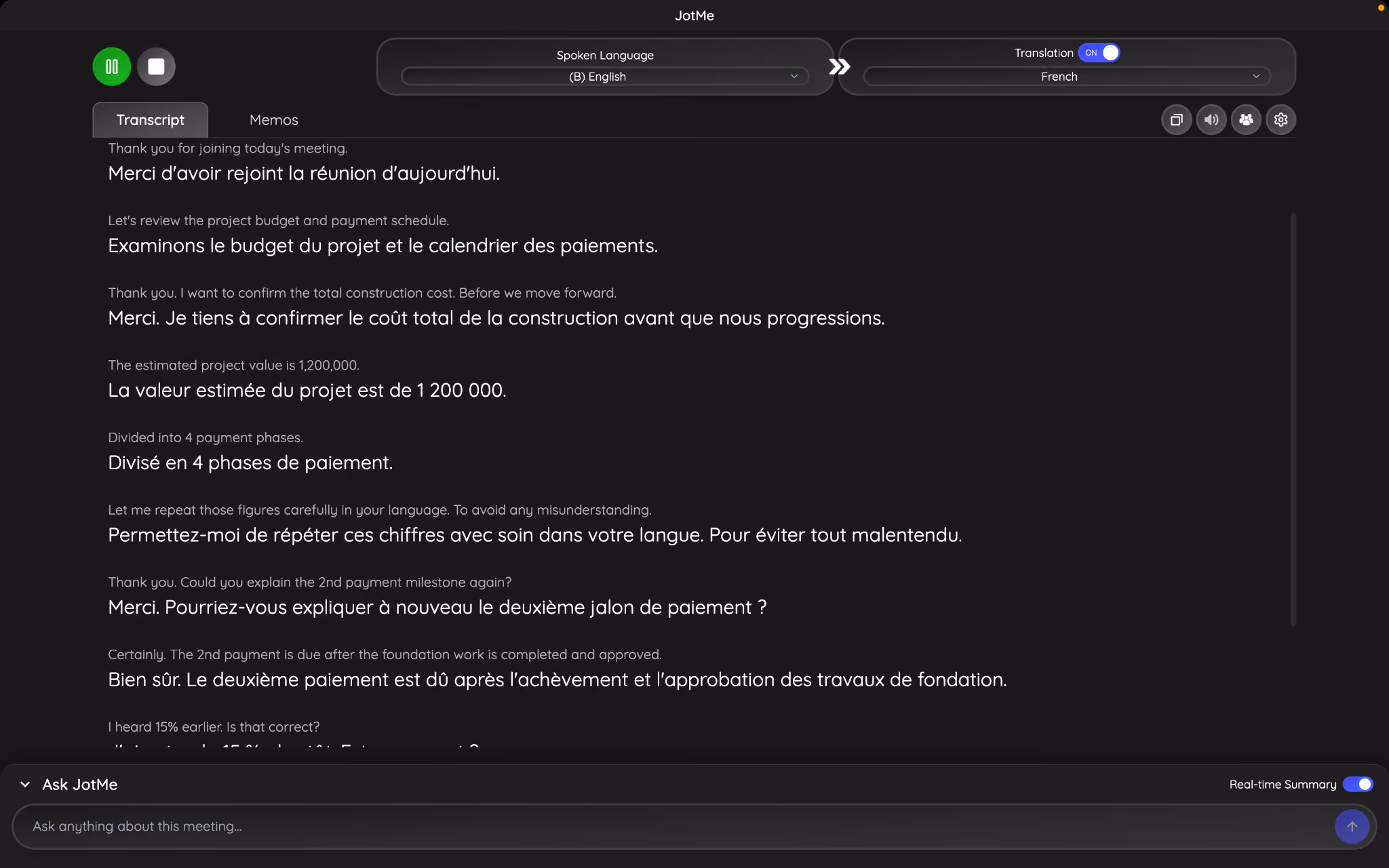 jotme live english to french translation