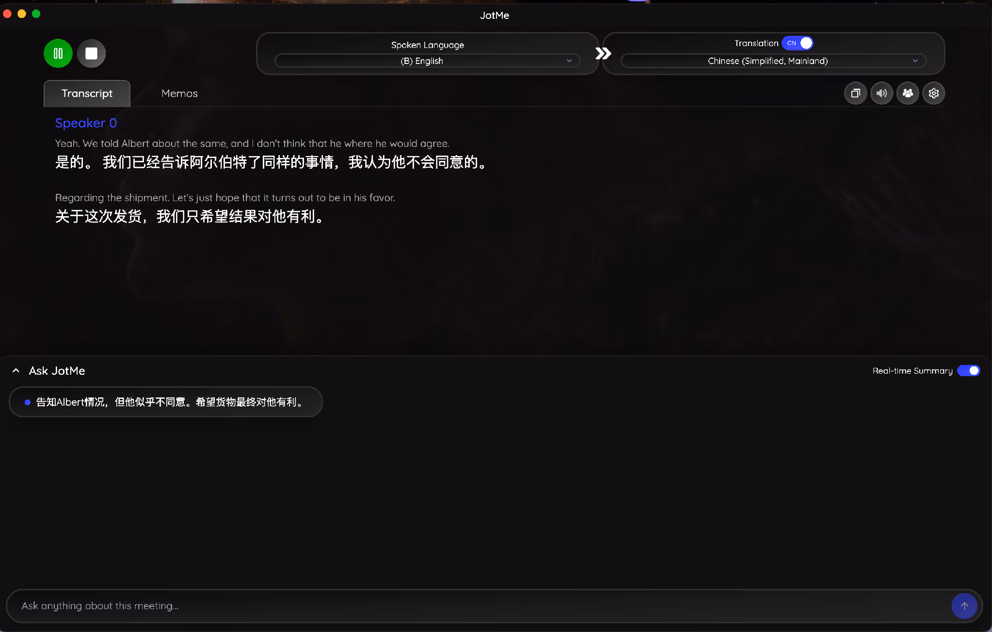 Jotme chinese translation