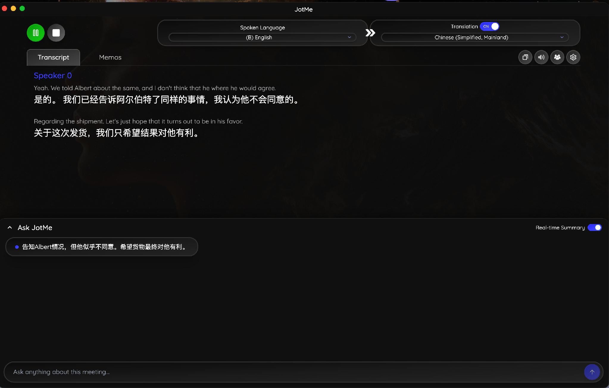 Jotme chinese translation