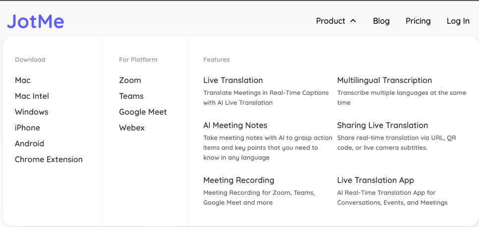 jotme integrations