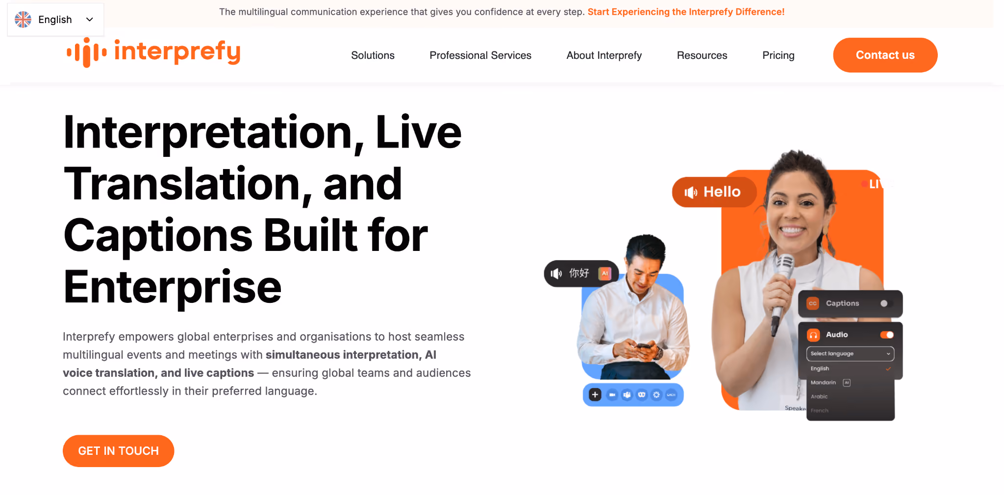 interprefy homepage