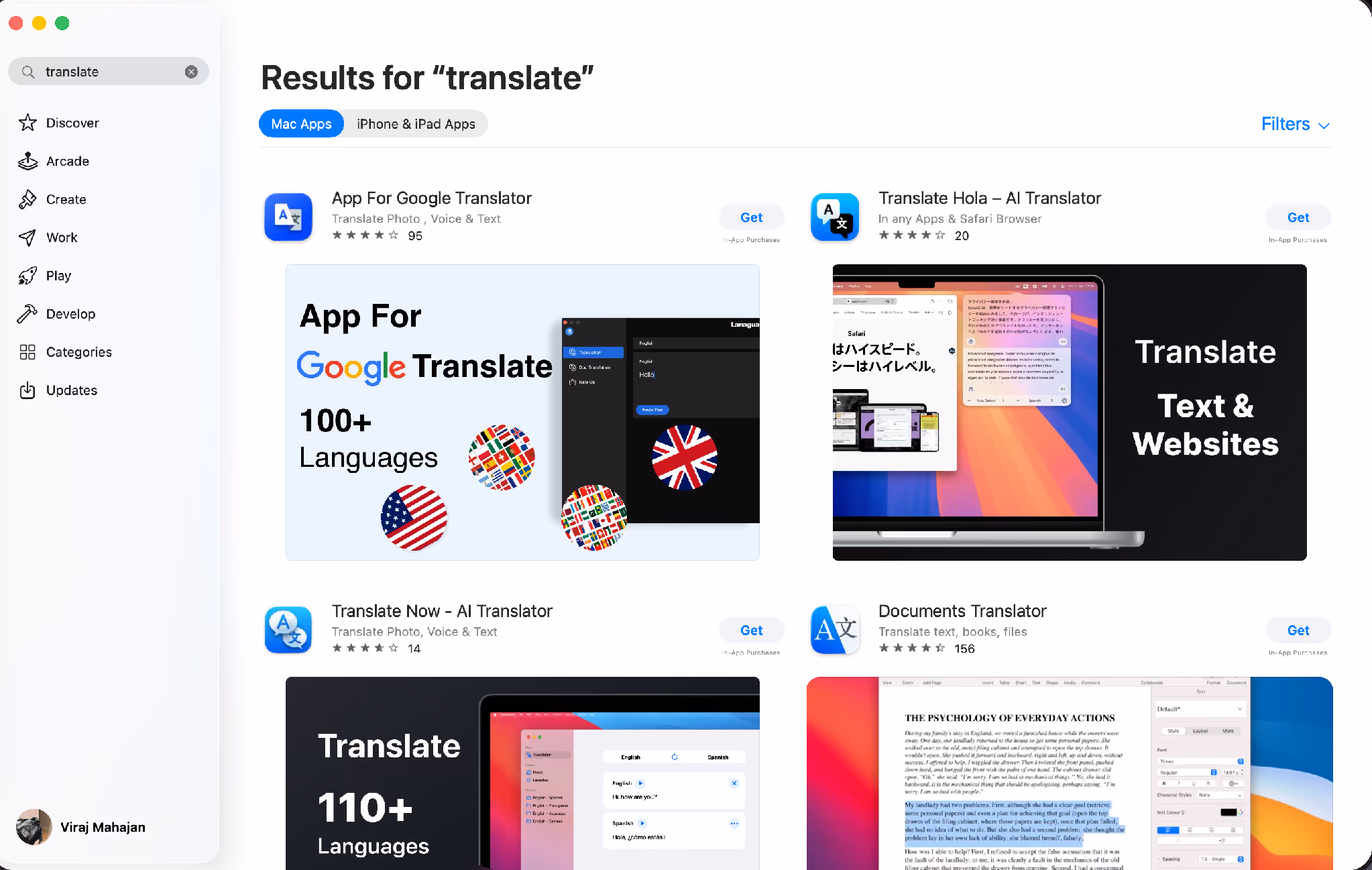 search translate app on app store
