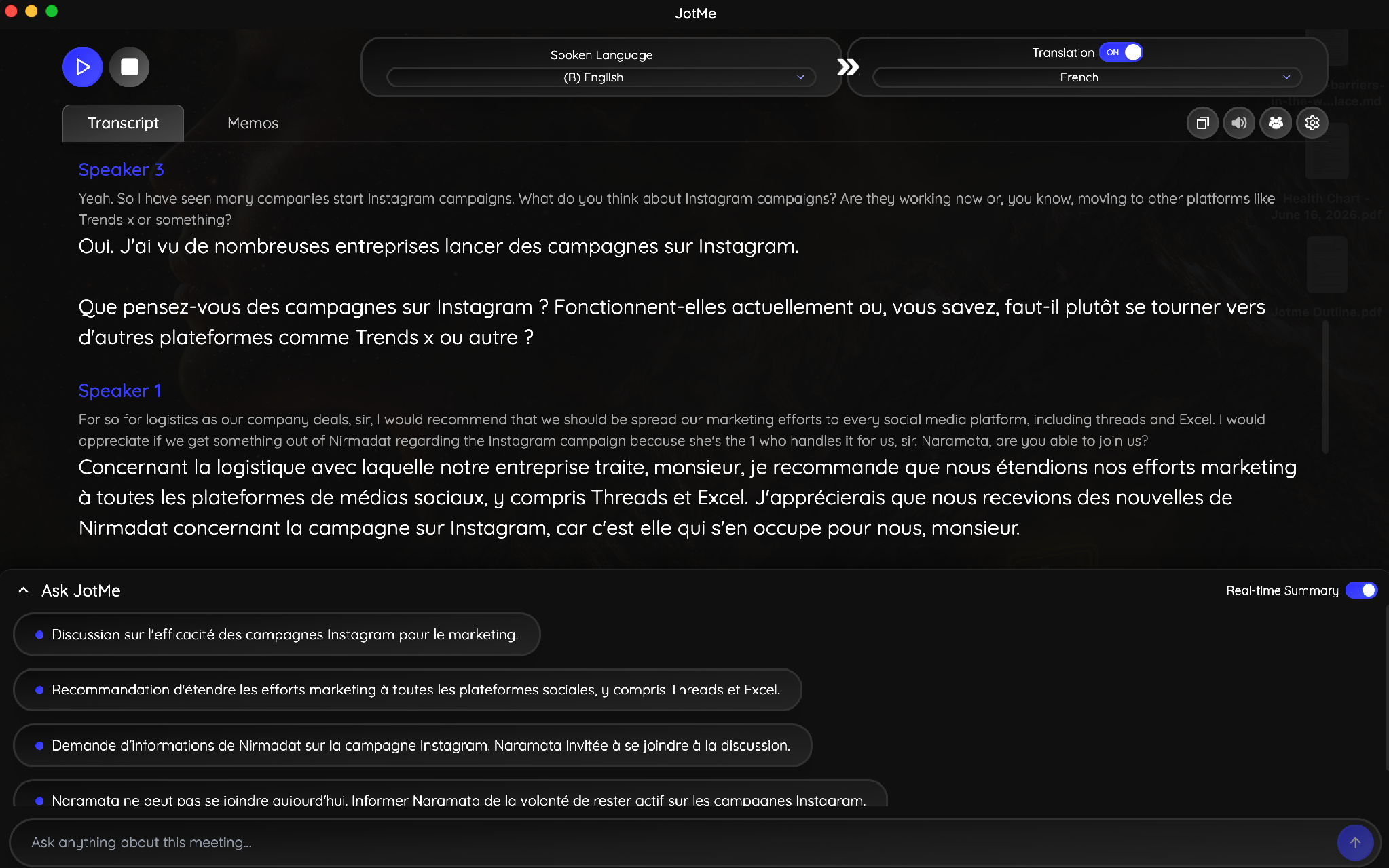 jotme live translation