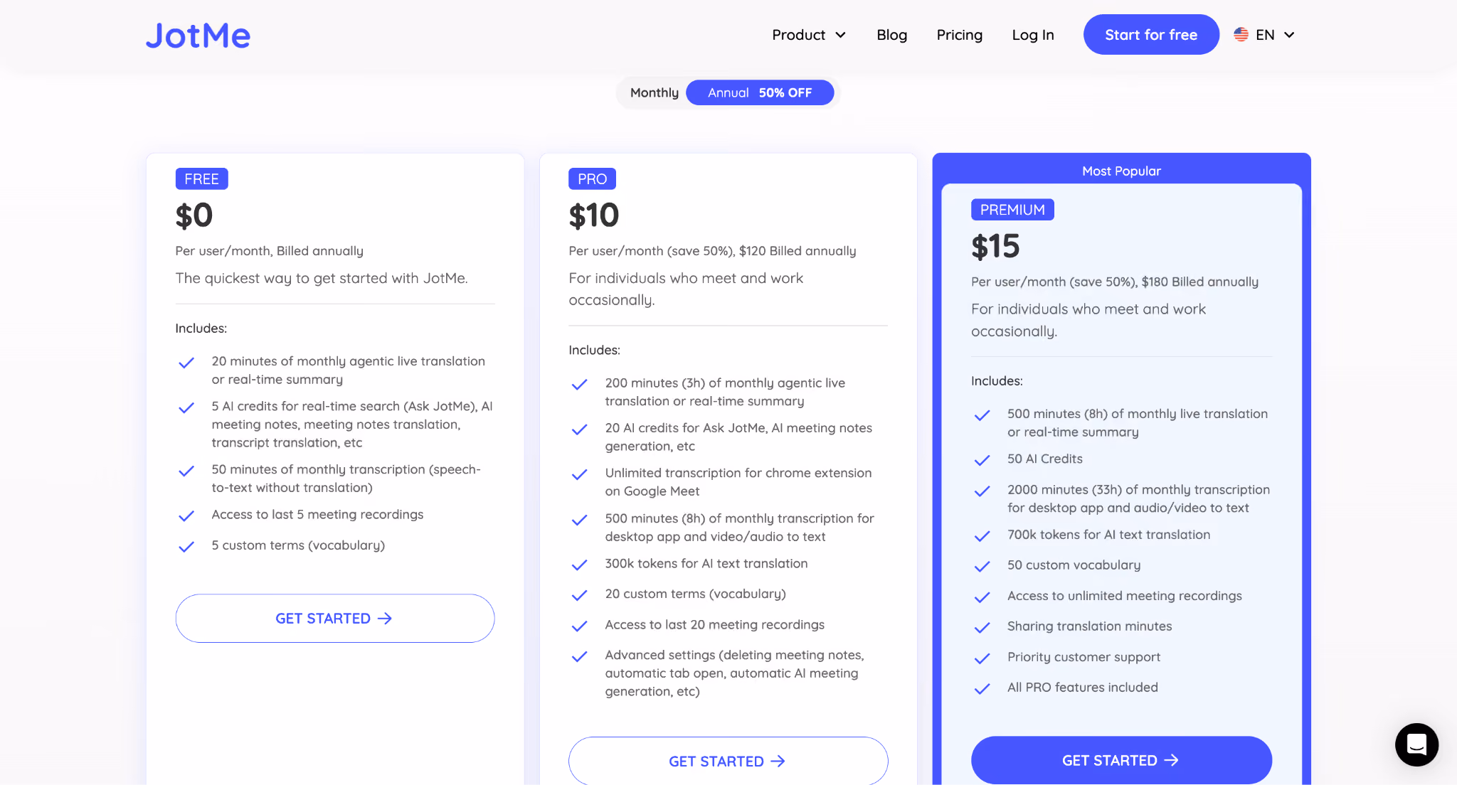 jotme pricing