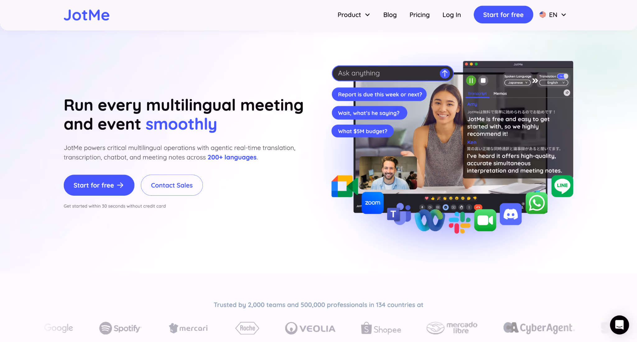 jotme homepage