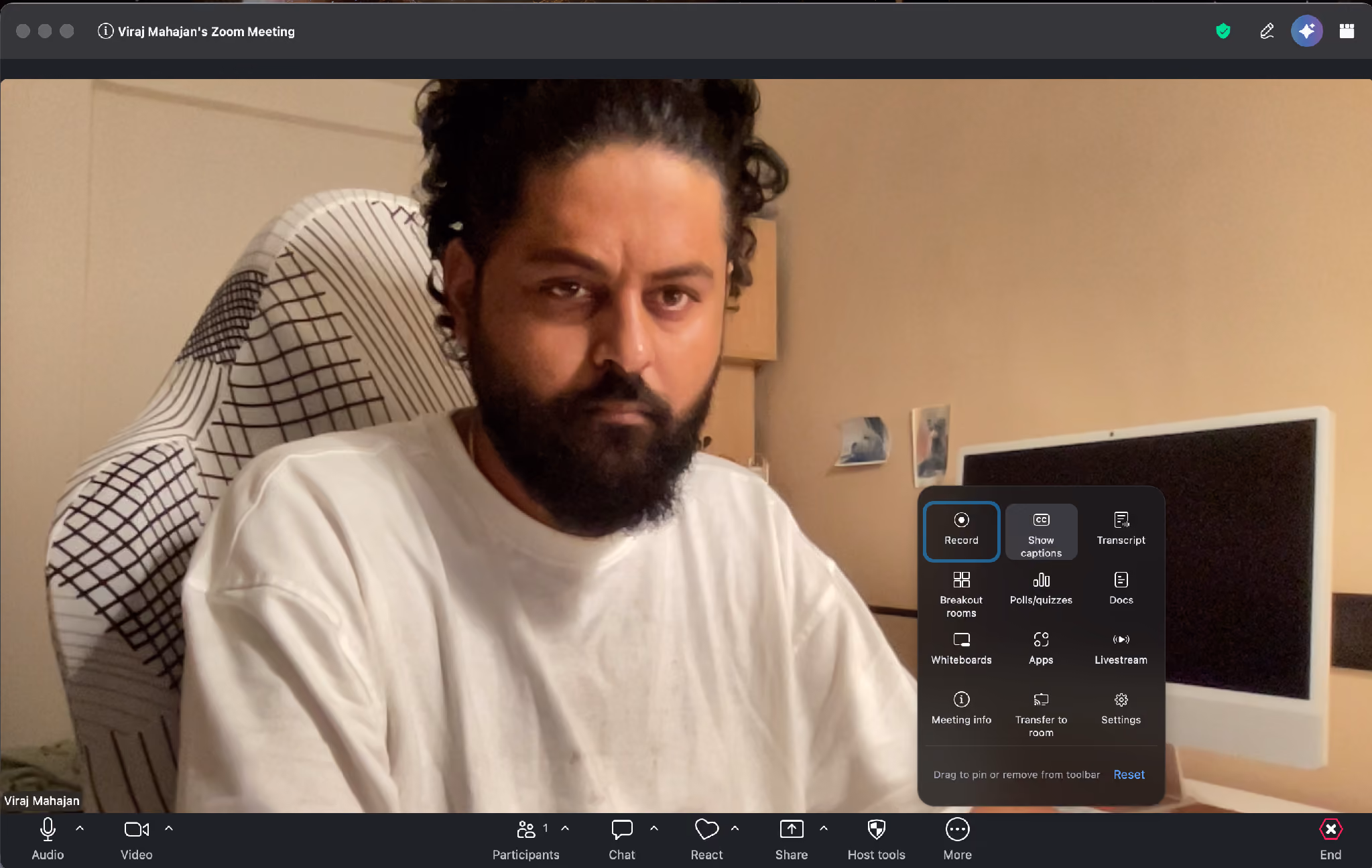 zoom show captions