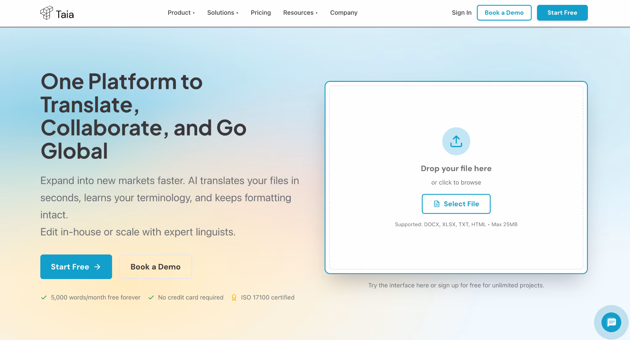 taia homepage