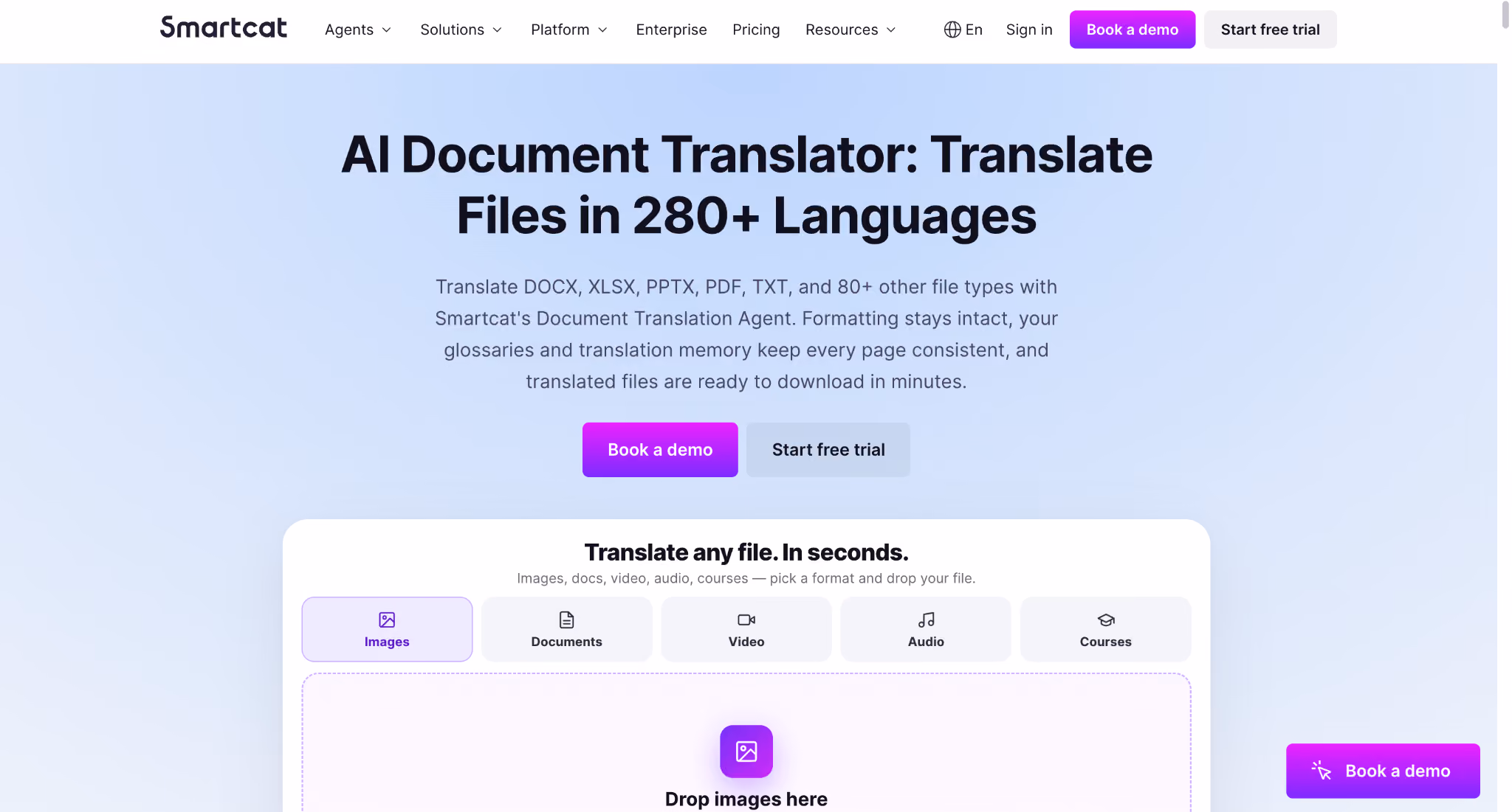 smartcat homepage