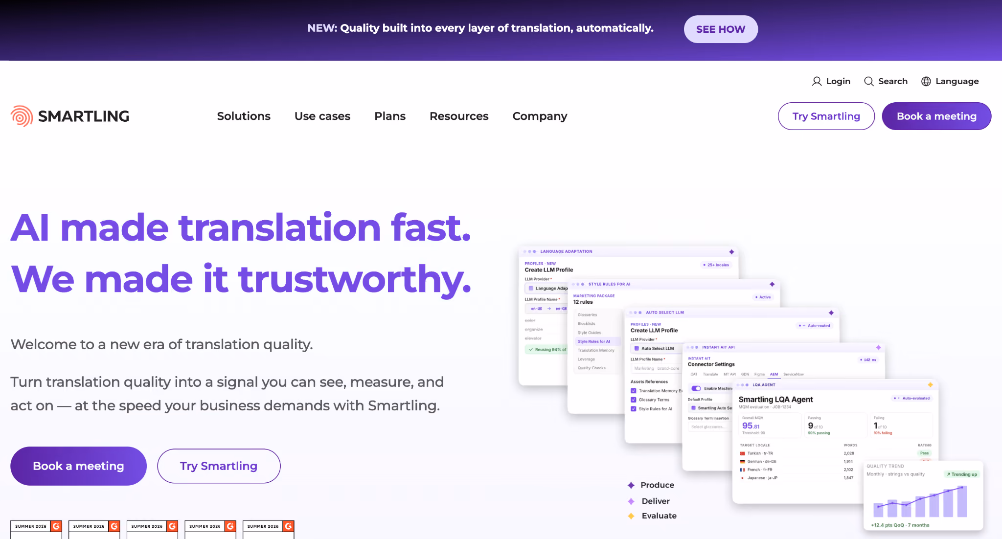smartling homepage