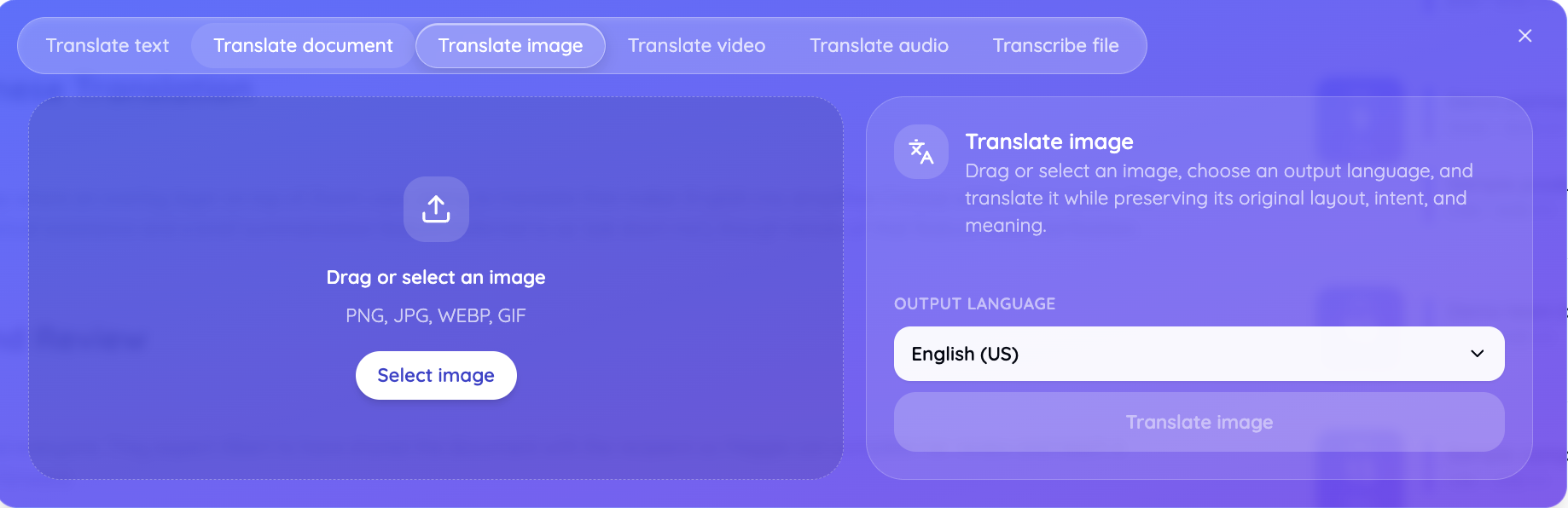 jotme image translation
