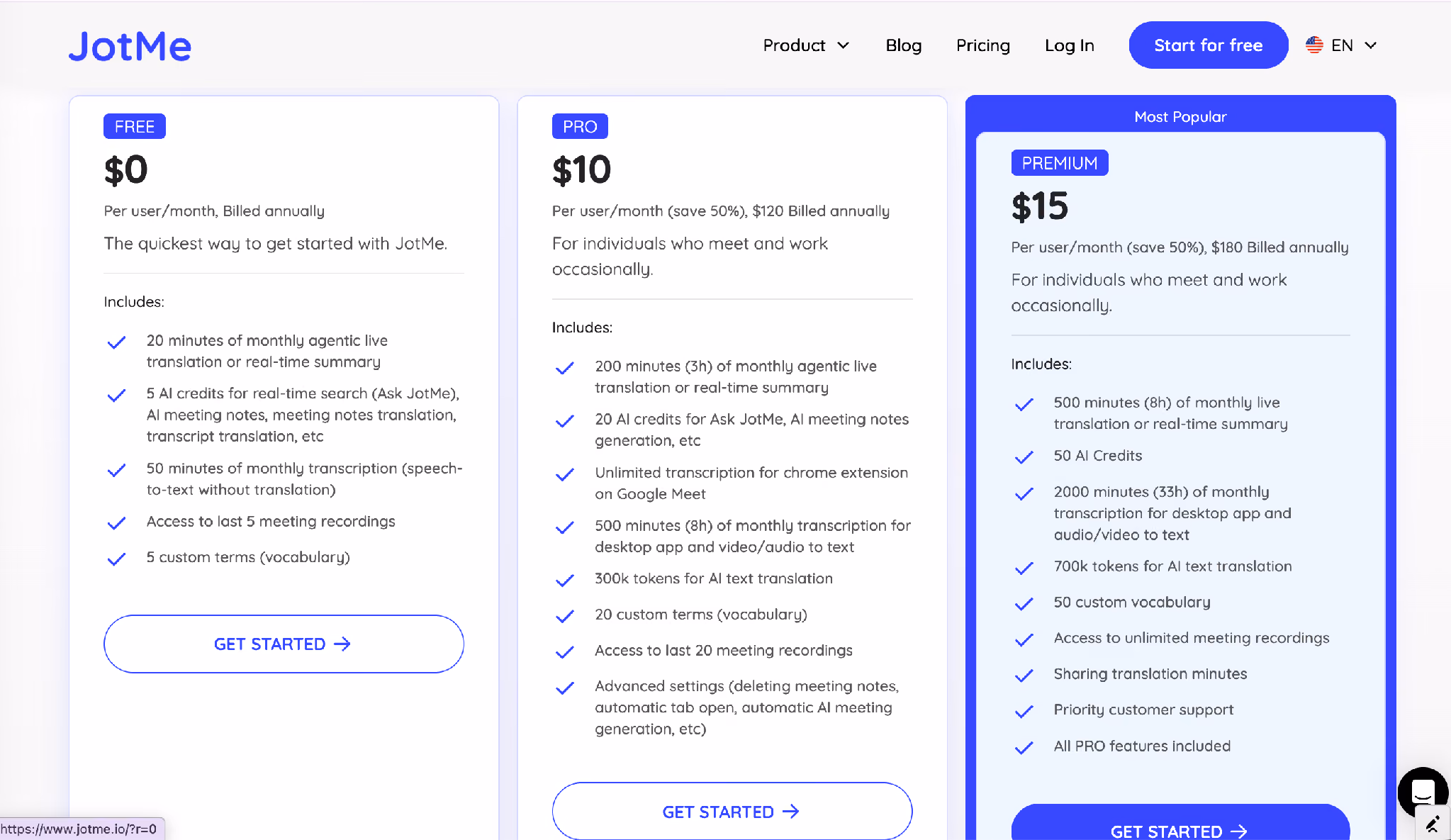 jotme pricing