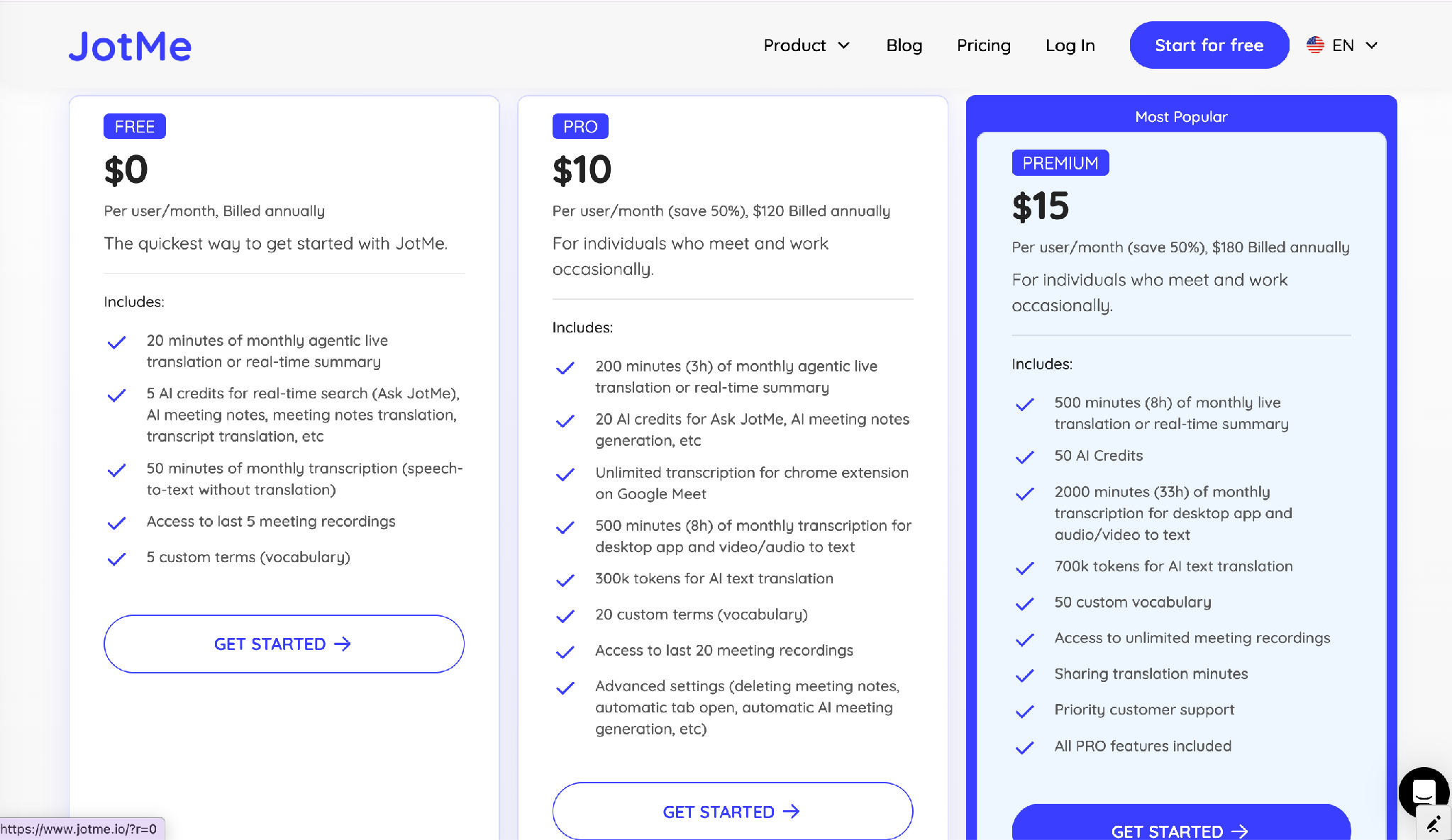 jotme pricing