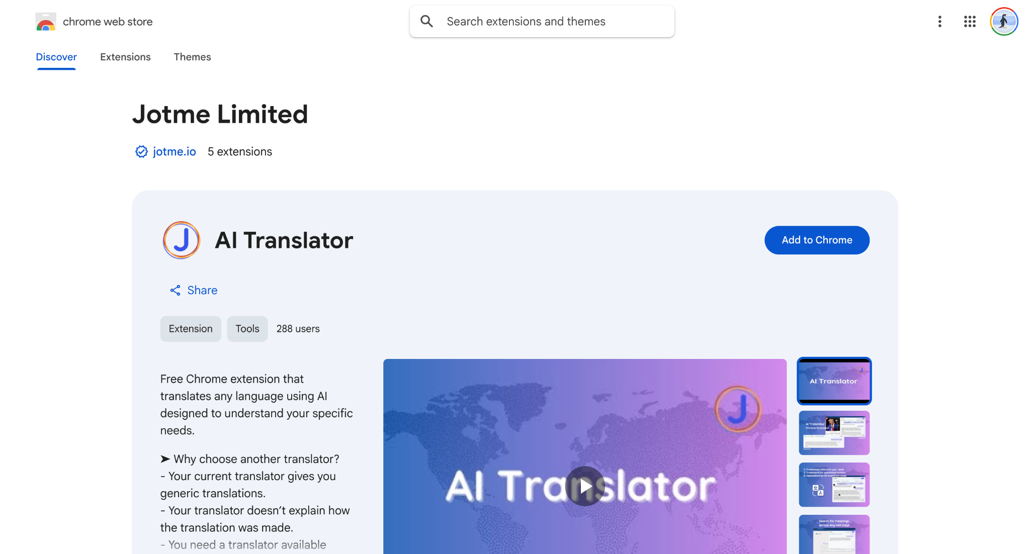jotme chrome extension