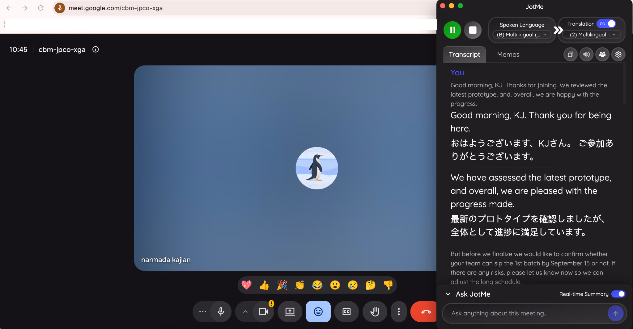 jotme live translation