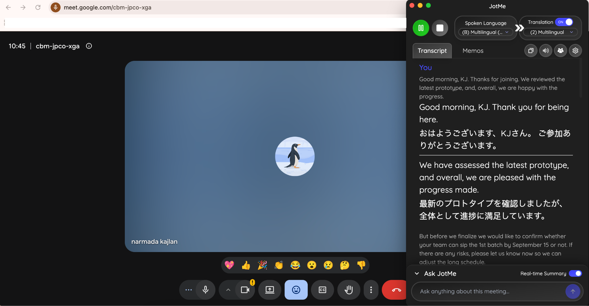 jotme live translation