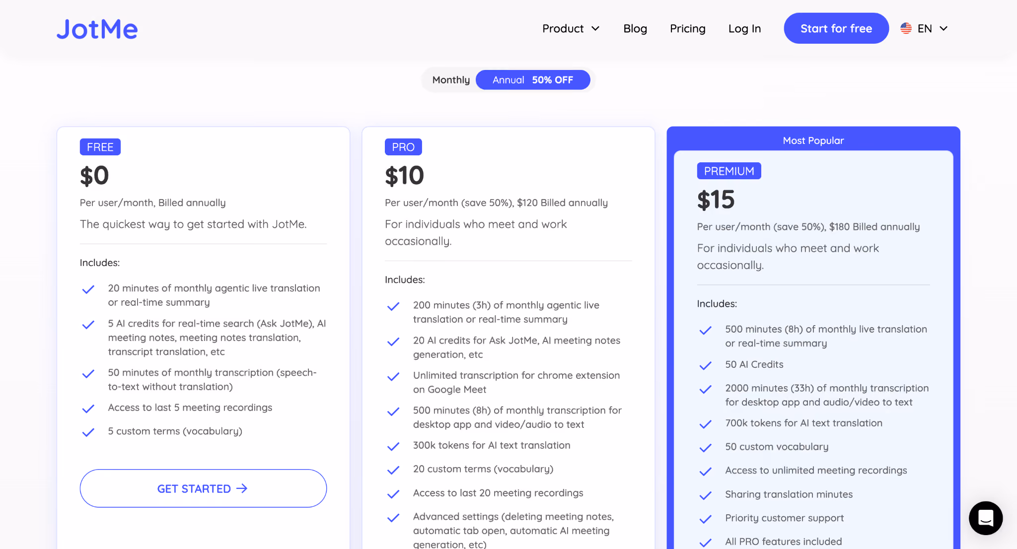jotme pricing