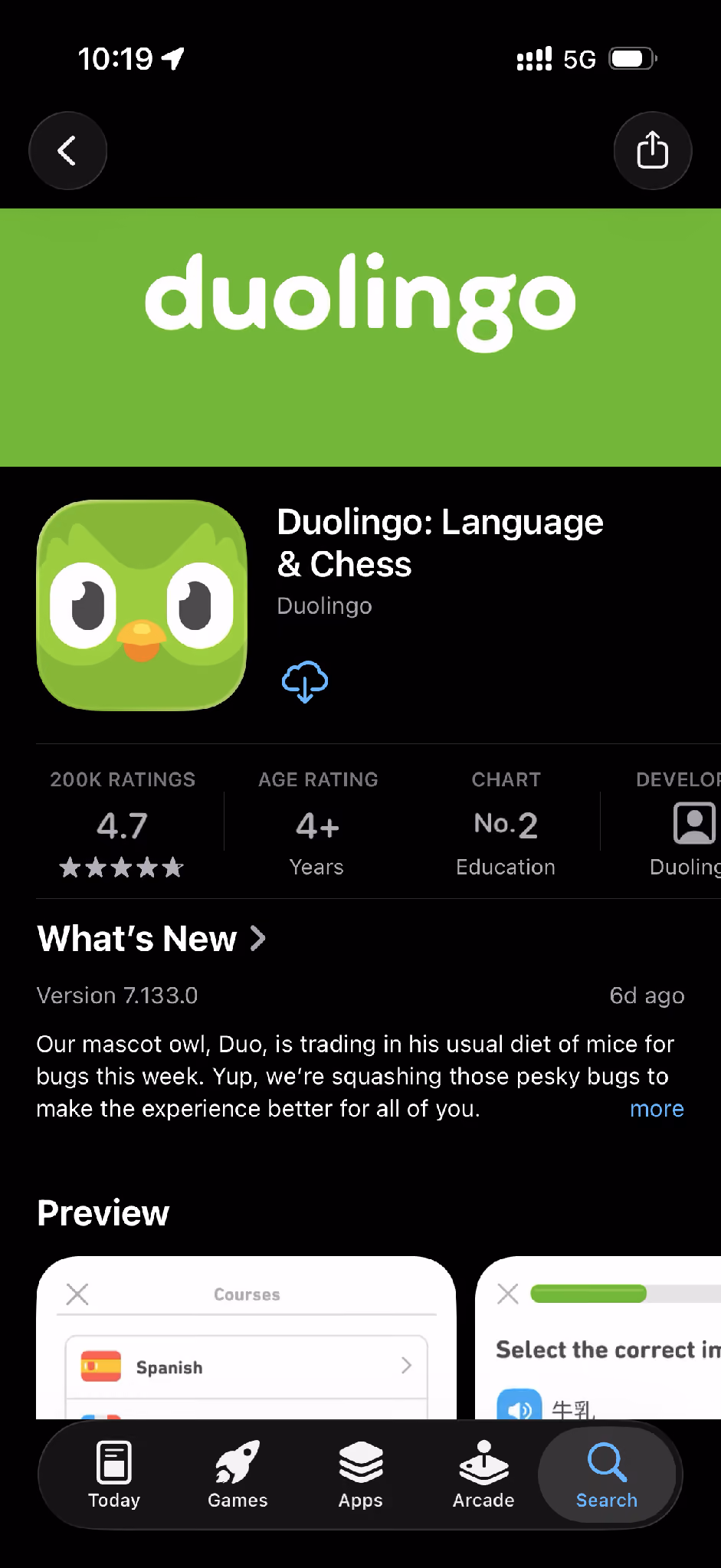 duolingo homepage