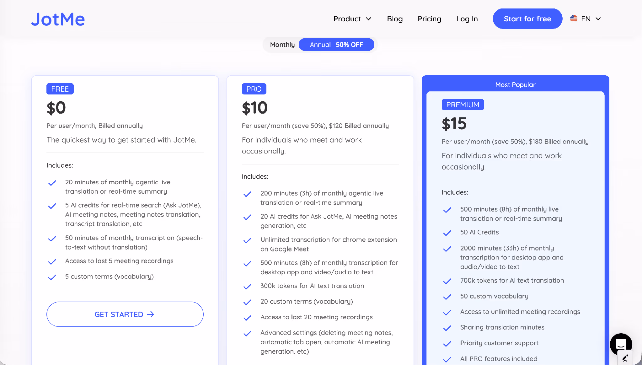 jotme pricing