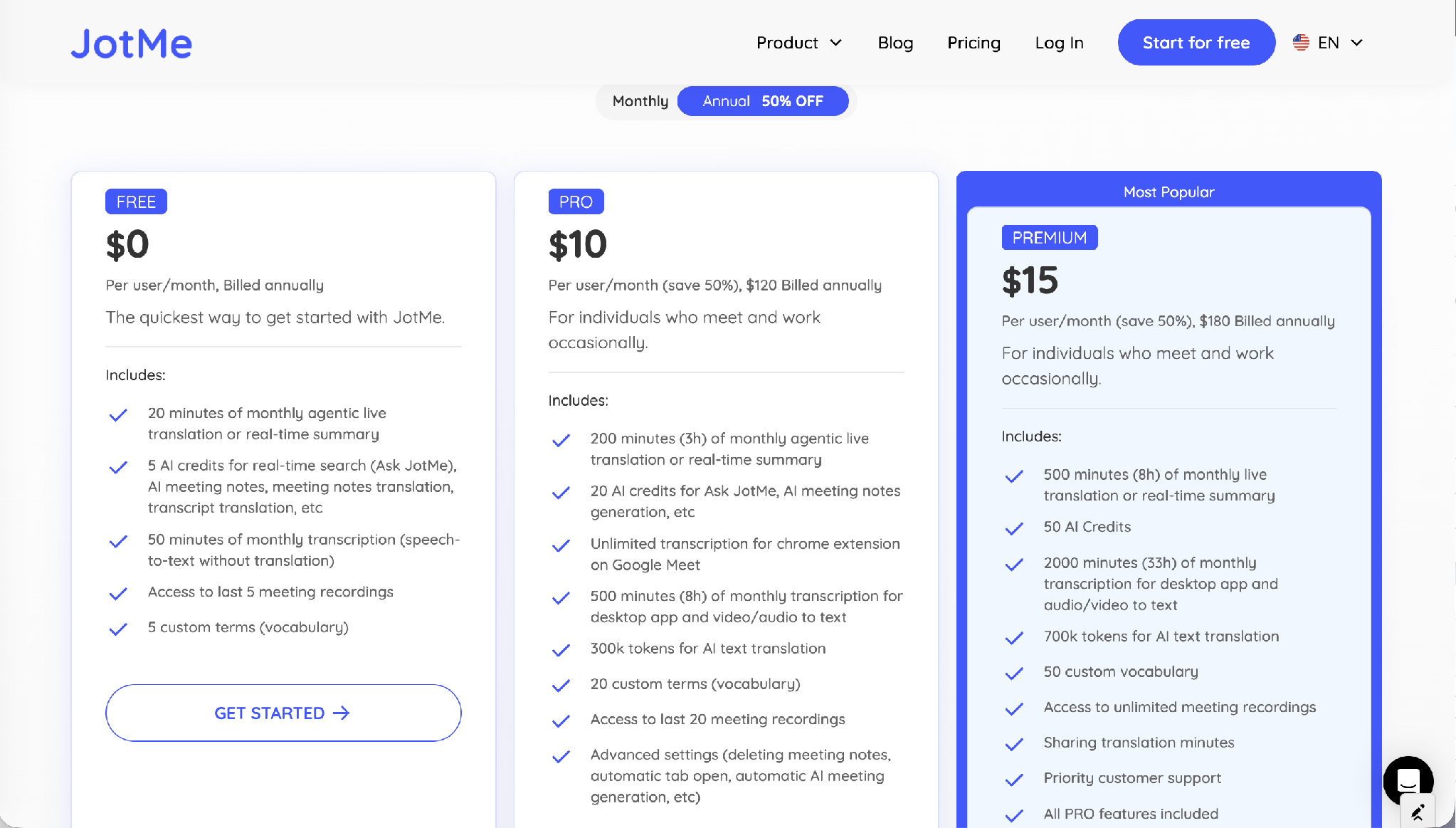jotme pricing
