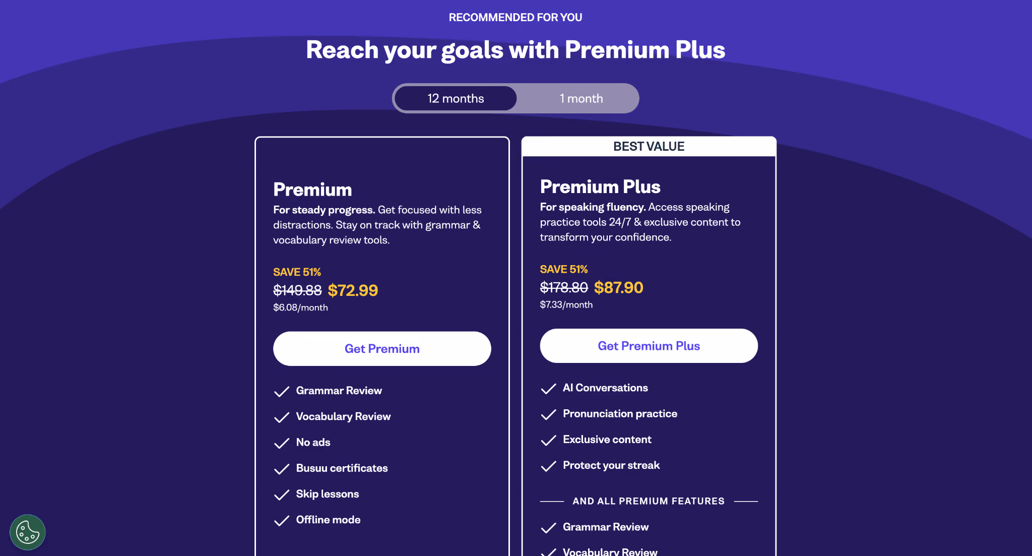 busuu pricing