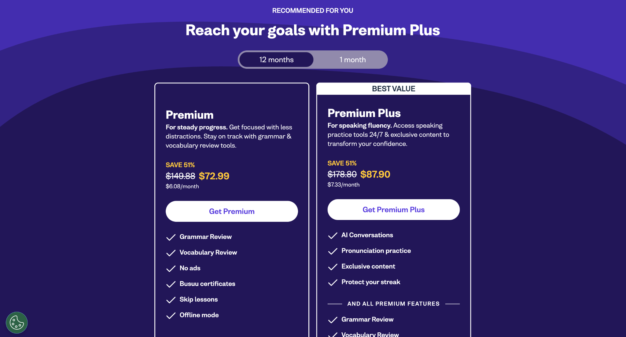 busuu pricing