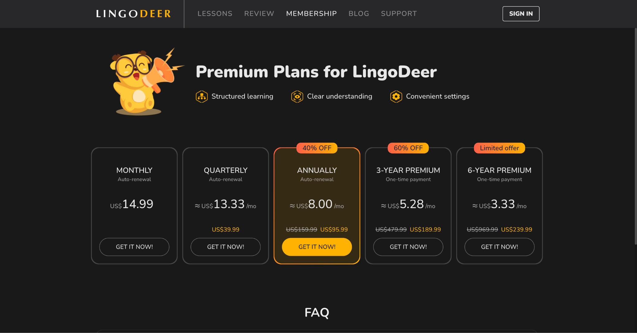 lingodeer pricing