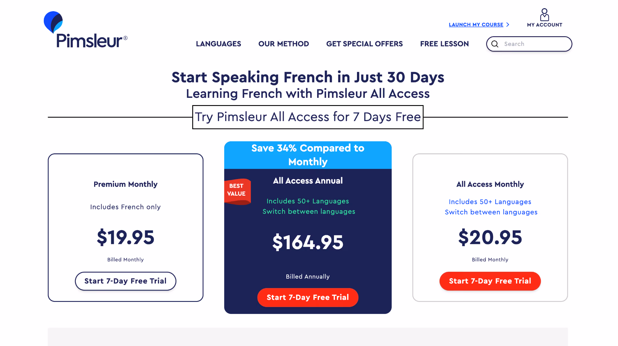 pimsleur pricing