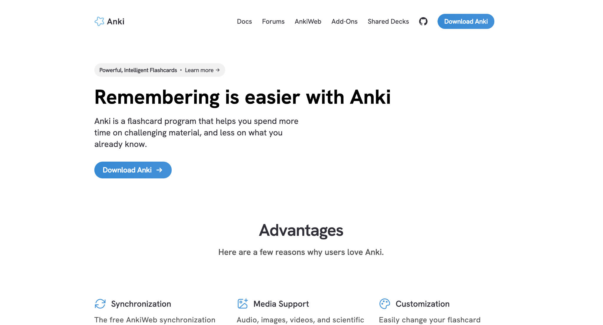 anki homepage