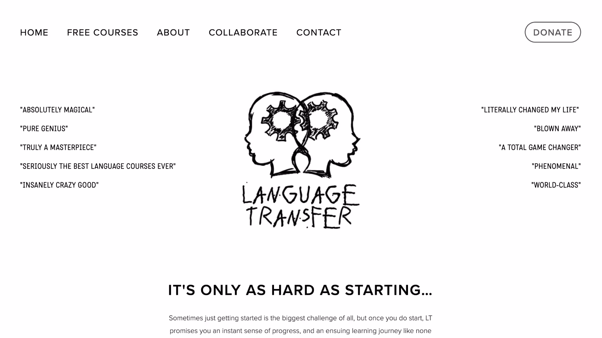 language transfer homepage