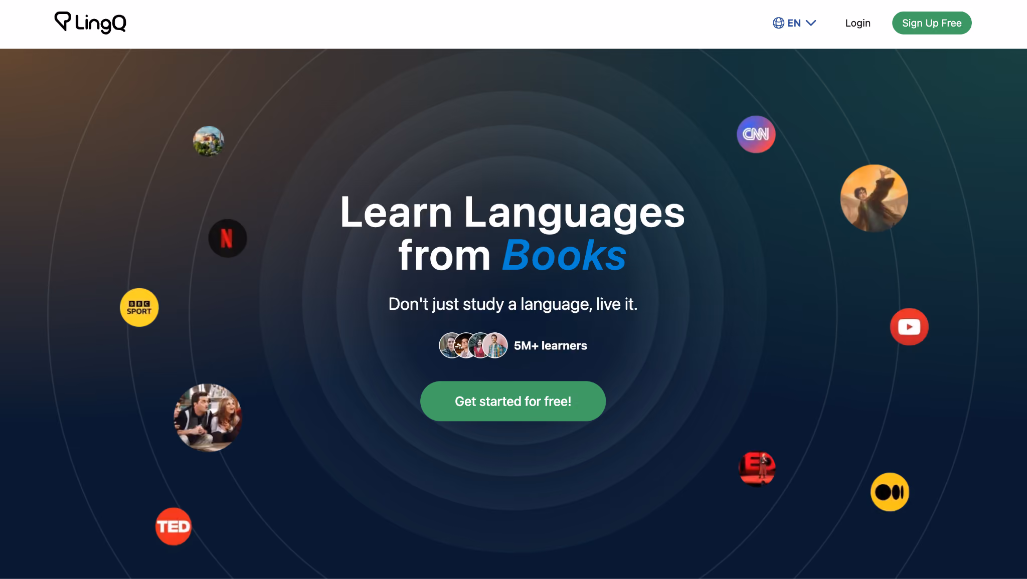 lingq homepage