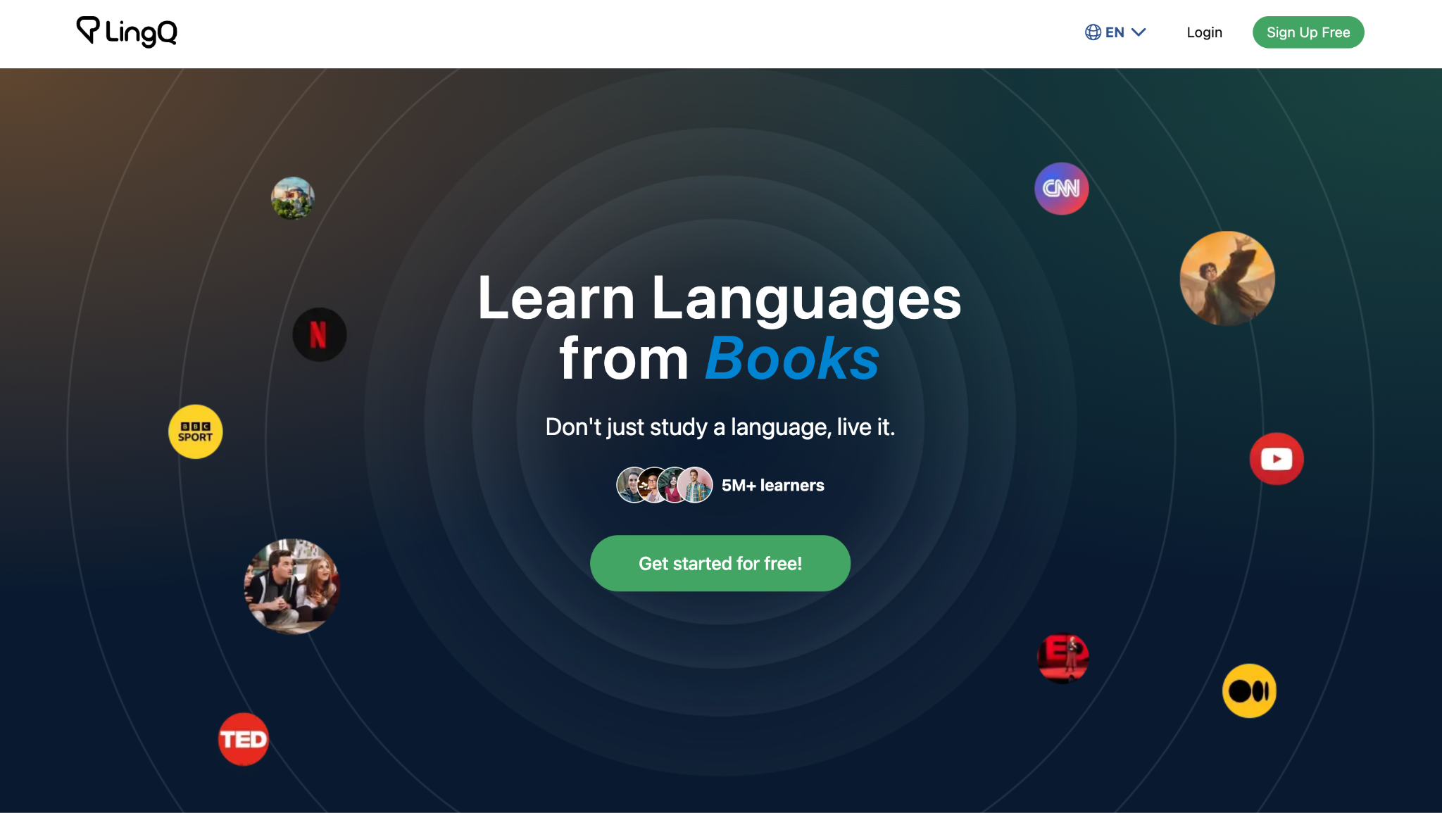 lingq homepage