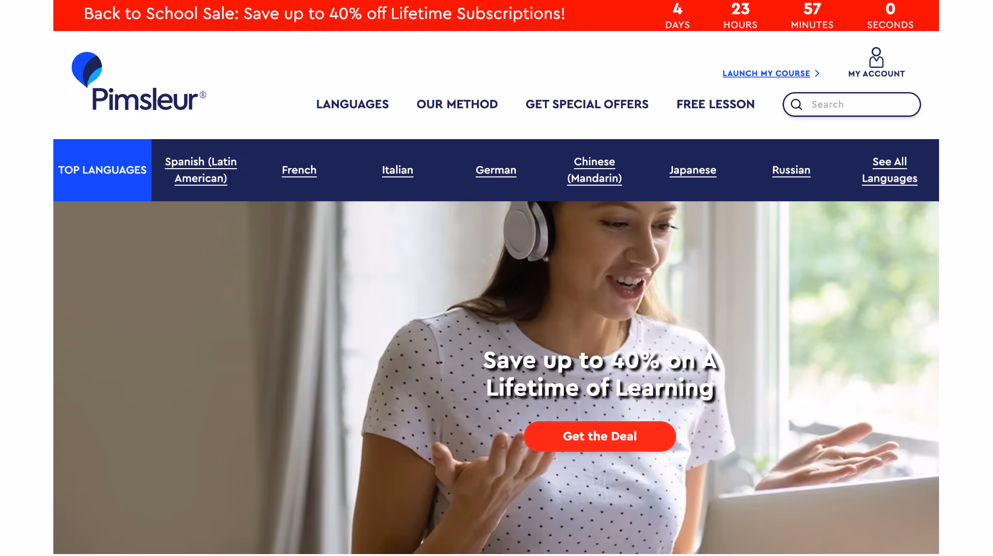 pimsleur homepage
