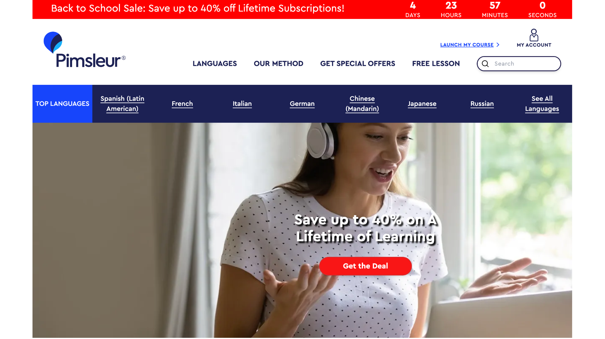 pimsleur homepage