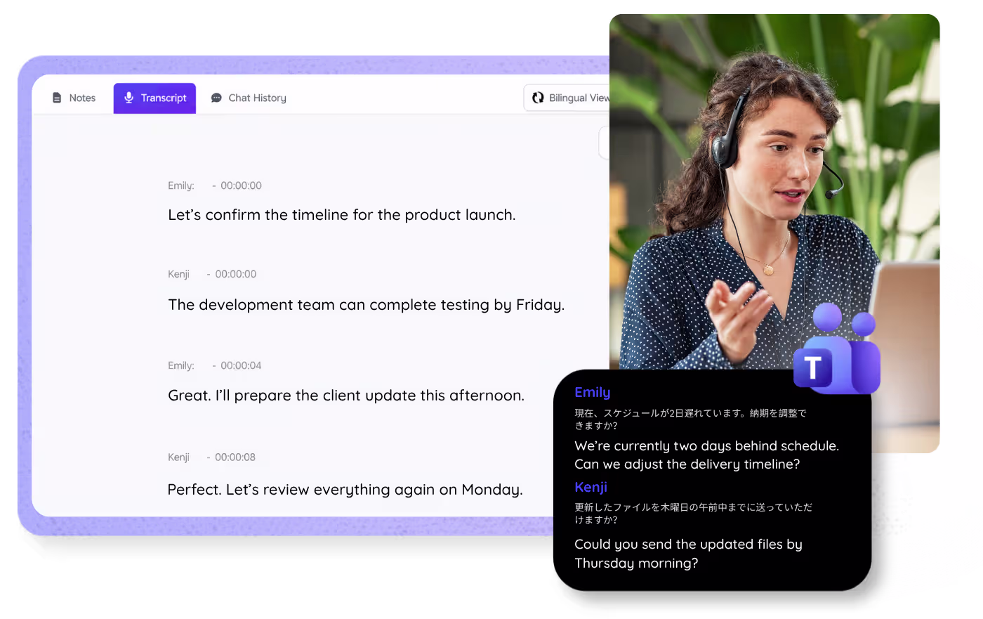 Microsoft Teams Transcription: Live AI Speech to Text with JotMe