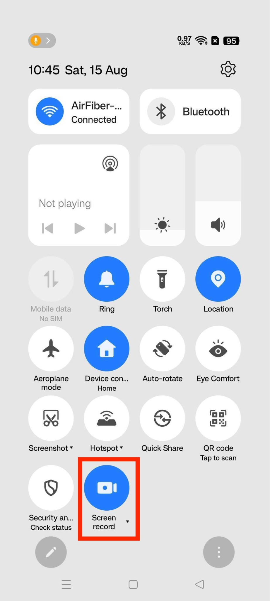 Androidの画面録画