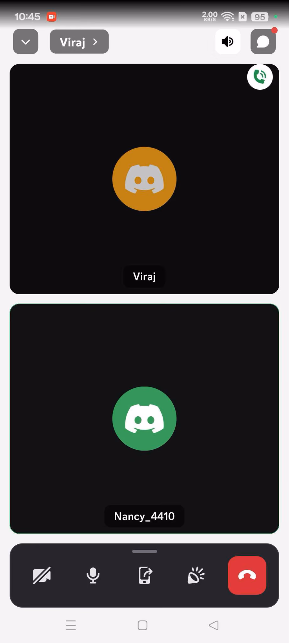continue your discord call
