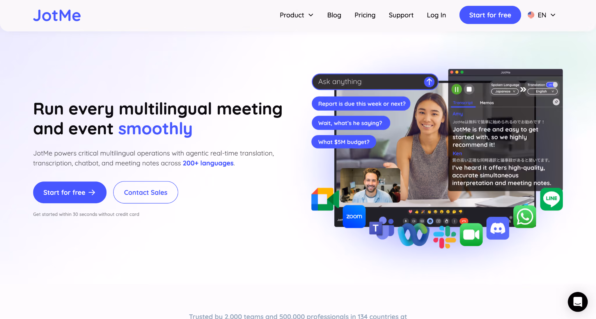jotme homepage